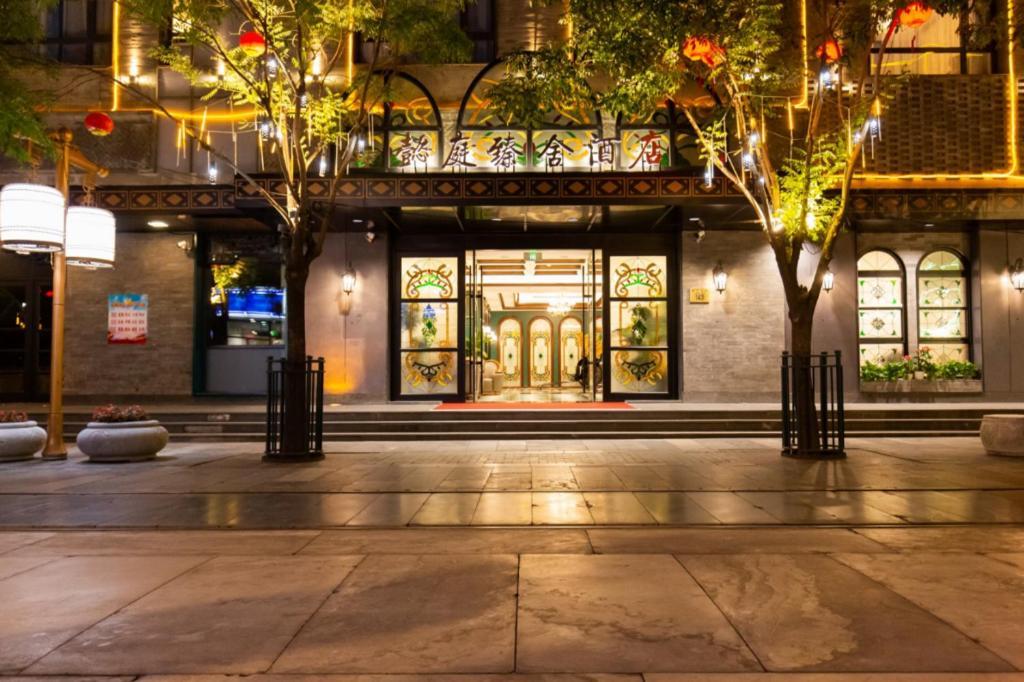 Yitingzhenshe Hotel Beijing Qianmen Dış mekan fotoğraf